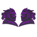 Samurai Emblem - Left & Right - Purple