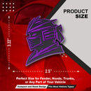 Samurai Emblem - Left & Right - Purple