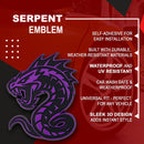 Serpent Emblem - Left & Right - Purple