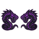 Serpent Emblem - Left & Right - Purple