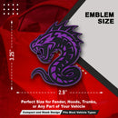Serpent Emblem - Left & Right - Purple