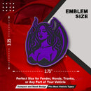 Succubus Emblem - Left & Right - Purple