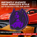 Succubus Emblem - Left & Right - Purple