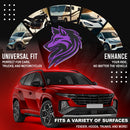 Wolf Emblem - Left and Right - Purple