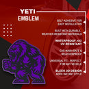 Yeti Emblem - Left & Right - Purple