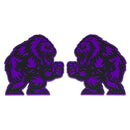 Yeti Emblem - Left & Right - Purple