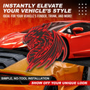 Dragon Emblem - Left and Right - Red