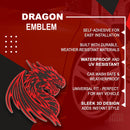 Dragon Emblem - Left and Right - Red