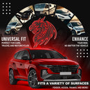 Dragon Emblem - Left and Right - Red