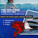 Fish Emblem - Left and Right - Red