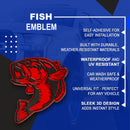 Fish Emblem - Left and Right - Red
