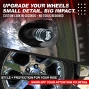 Grim Reaper Tire Valve Caps - Gray