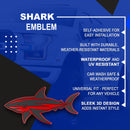 Shark Emblem - Left and Right - Red