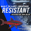 Shark Emblem - Left and Right - Red