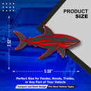 Shark Emblem - Left and Right - Red