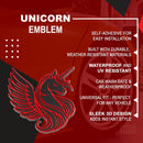 Unicorn Emblem - Left and Right - Red