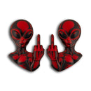 Alien Emblem - Left & Right - Red