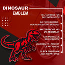Dinosaur Emblem - Left & Right - Red