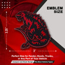 Kaiju Emblem - Left & Right - Red