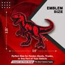 Dinosaur Emblem - Left & Right - Red