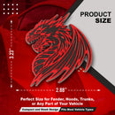 Dragon Emblem - Left and Right - Red