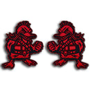 Duck Emblem - Left & Right - Red