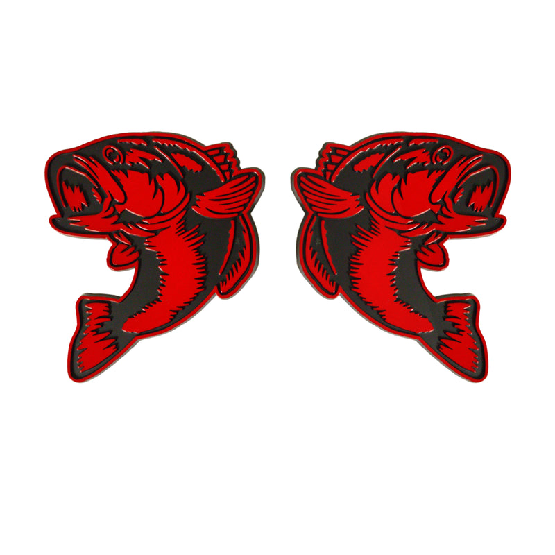 Fish Emblem - Left and Right - Red