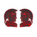 Spartan Emblem - Left and Right - Red