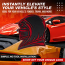 Ninja Emblem - Left & Right - Red