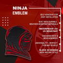 Ninja Emblem - Left & Right - Red
