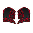 Ninja Emblem - Left & Right - Red