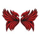 Phoenix Emblem - Left and Right - Red