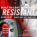 Predator Tire Valve Caps - Red