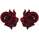 Angry Goat Emblem - Left & Right - Red