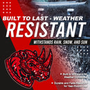 Rhino Emblem - Left & Right - Red