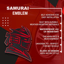 Samurai Emblem - Left & Right - Red