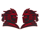 Samurai Emblem - Left & Right - Red