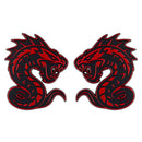Serpent Emblem - Left & Right - Red