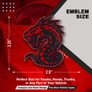 Serpent Emblem - Left & Right - Red