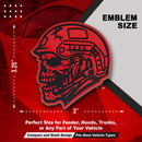 Zombie Emblem - Left & Right - Red