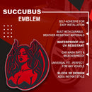 Succubus Emblem - Left & Right - Red