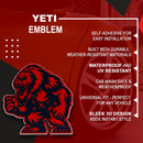 Yeti Emblem - Left & Right - Red