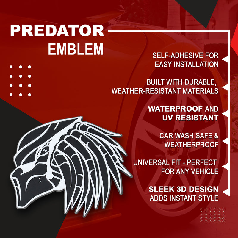 Left & Right Predator - White/Black