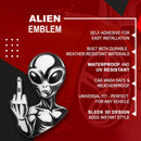Alien Emblem - Left & Right - White
