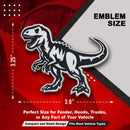 Dinosaur Emblem - Left & Right - White