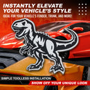 Dinosaur Emblem - Left & Right - White