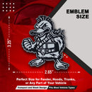 Duck Emblem - Left & Right - White