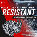 Rhino Emblem - Left & Right - White