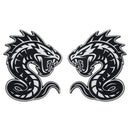 Serpent Emblem - Left & Right - White