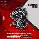 Serpent Emblem - Left & Right - White